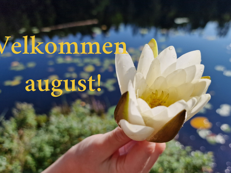 Velkommen august! Welcome August!