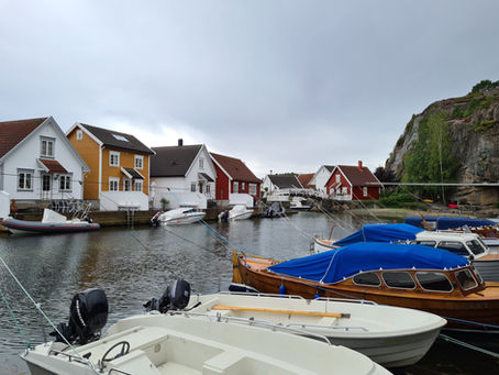 Norwegian coastal town
