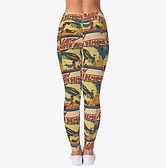 The Cannibalistic Alien Sniper Demons From Outer Space Leggings