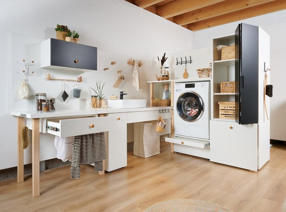 Laundry and Storage Options