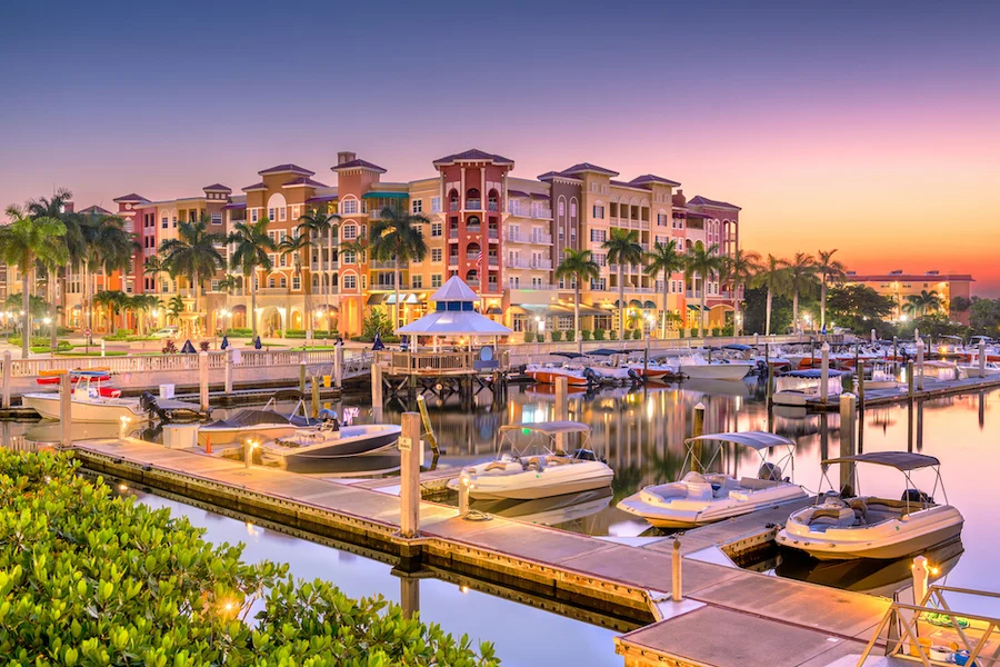 Miami, Tampa, and Naples