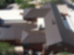 Metal roofing on a house in Tucson AZ
