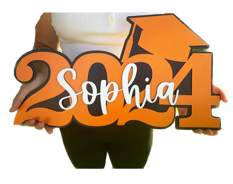 Graduation Cap Wood Sign 2023