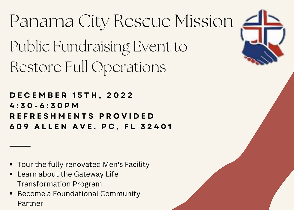 Community Fundraiser (Men's Facility)