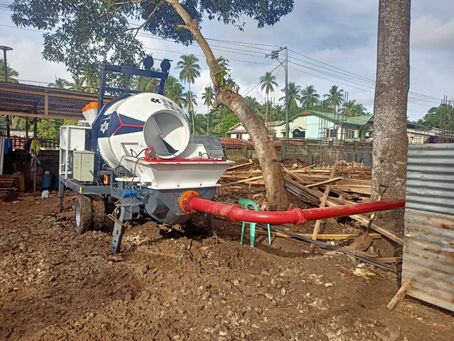 Essential Tips for Using a Small Concrete Pump in Rural 5-Story House Construction