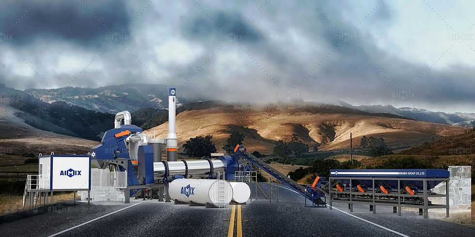 ALT Series mini stationary asphalt drum mixing plant for sale