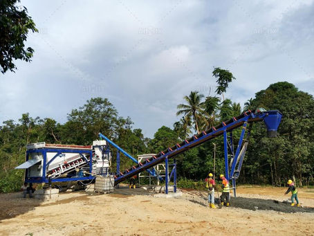 Popular Small Concrete Batching Plant Models in Southeast Asia