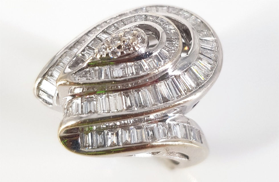 Thumbnail: 18CT WHITE GOLD, DIAMOND DRESS RING