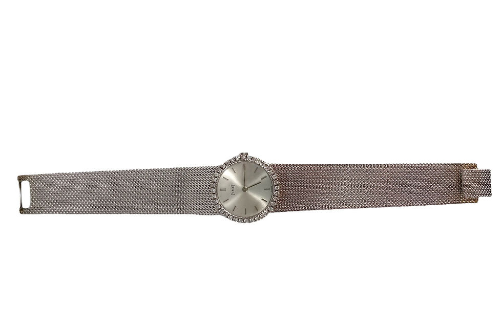 Thumbnail: PIAGET, 18CT WHITE GOLD AND DIAMONDS LADIES WATCH