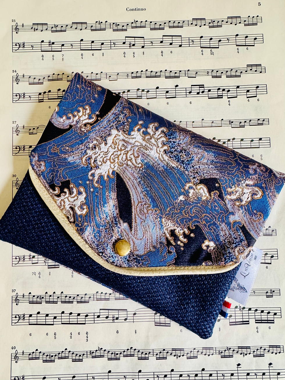Miniature : Pochette à petit bazar personnalisée - modèle "CONCERTO"