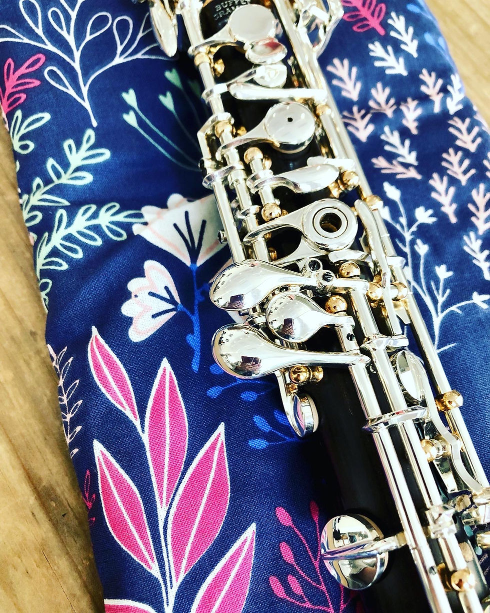 Miniature : Manchon fourreau bicolore pour hautbois - modèle "CONCERTO"