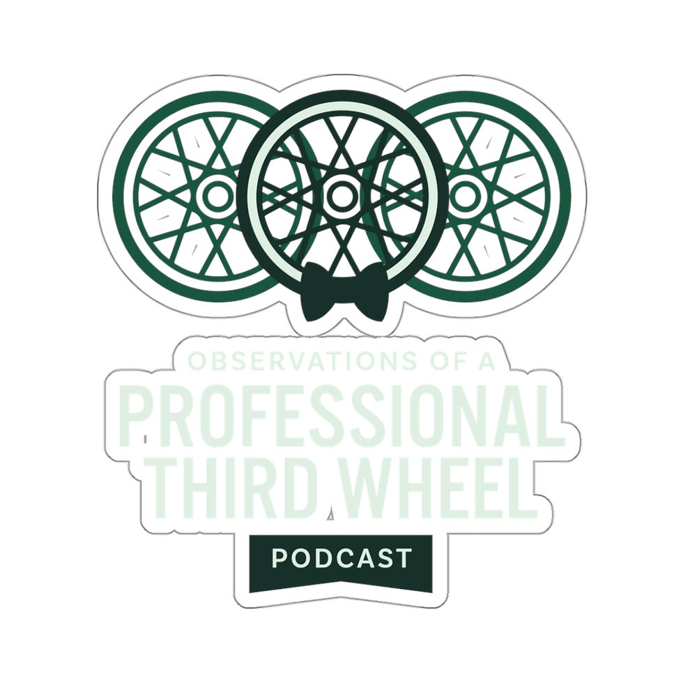 Thumbnail: Professional Third Wheel Podcast Stickers (No Background)