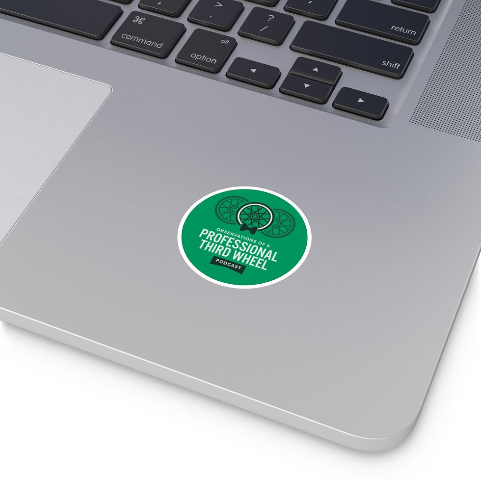 Thumbnail: Professional Third Wheel Podcast Round Sticker