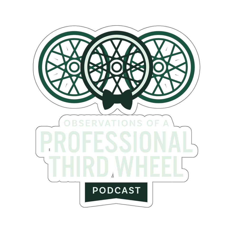 Thumbnail: Professional Third Wheel Podcast Stickers (No Background)
