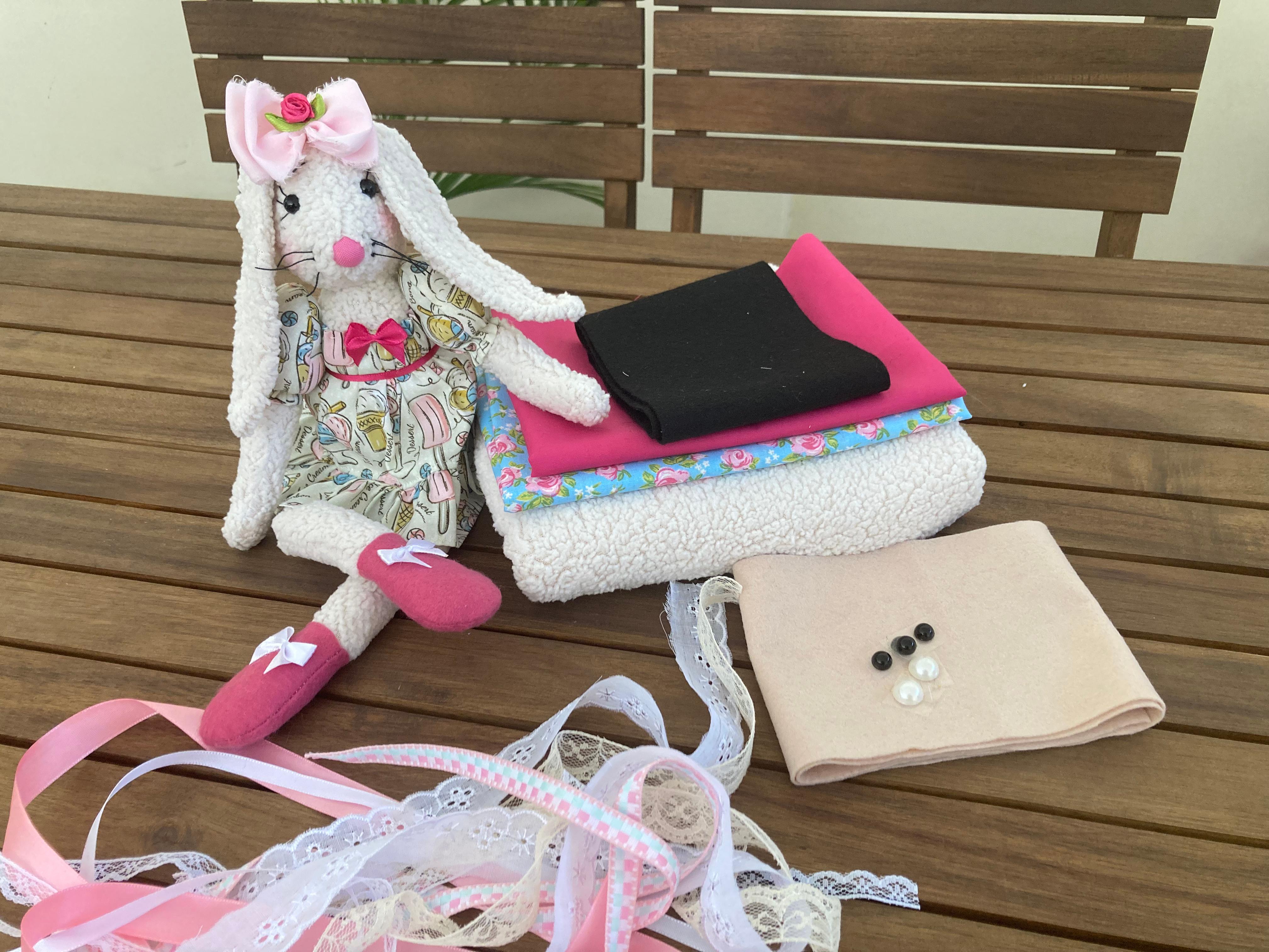 Kit de materiais coelhinha Lulu