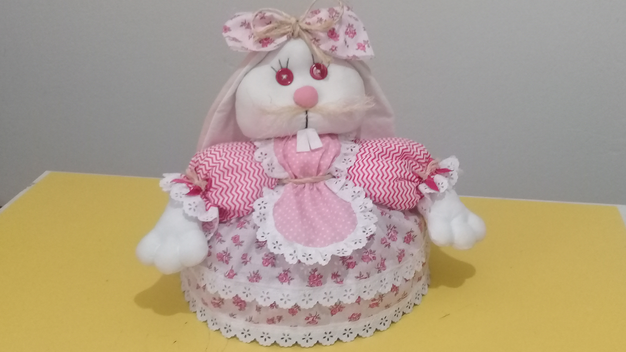 Projeto cobre bolo coelhinha
