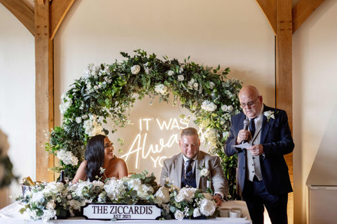 father of the bride wedding speech at dodford manor