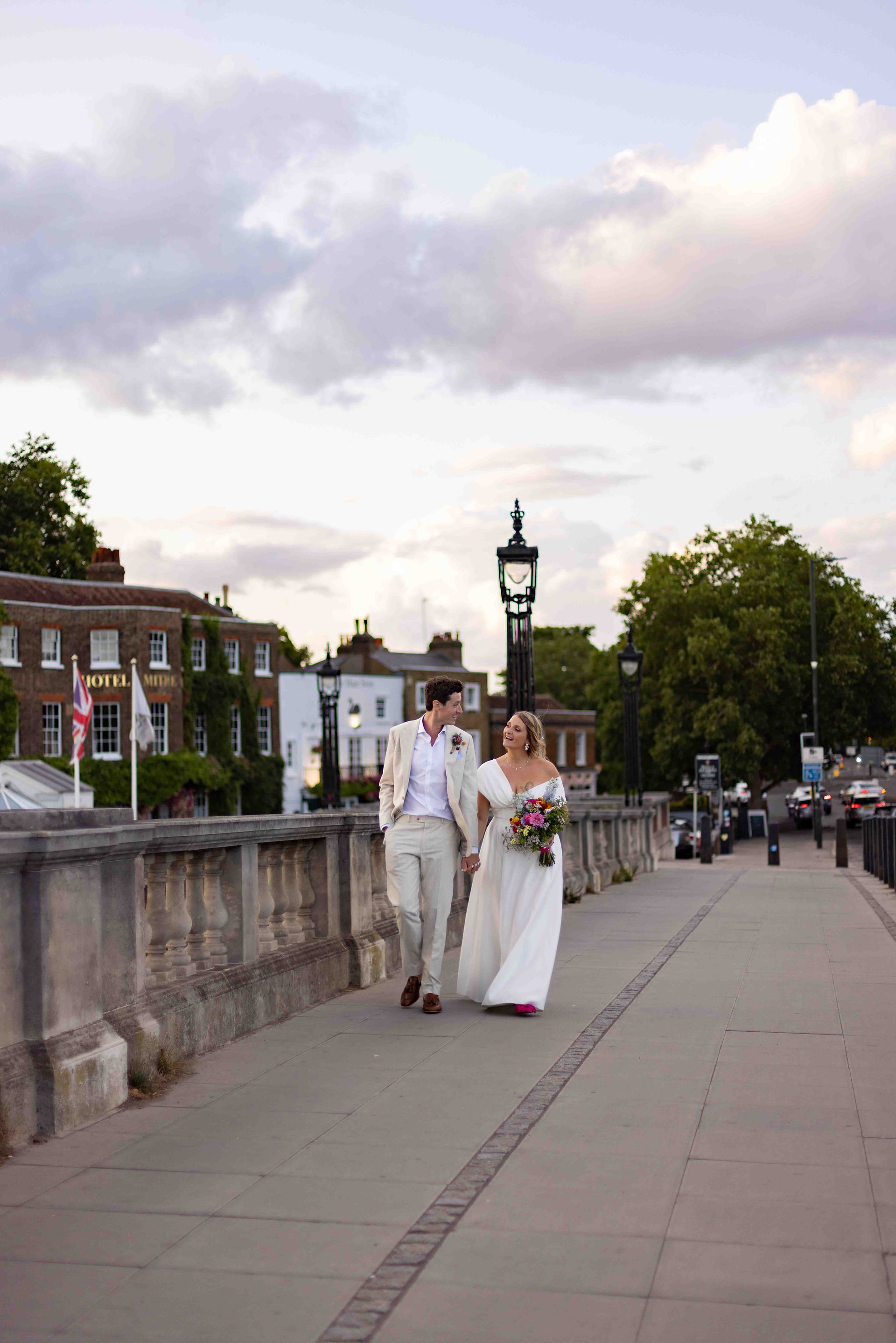 photographed by james ball weddings at the mitre hotel, hampton court 