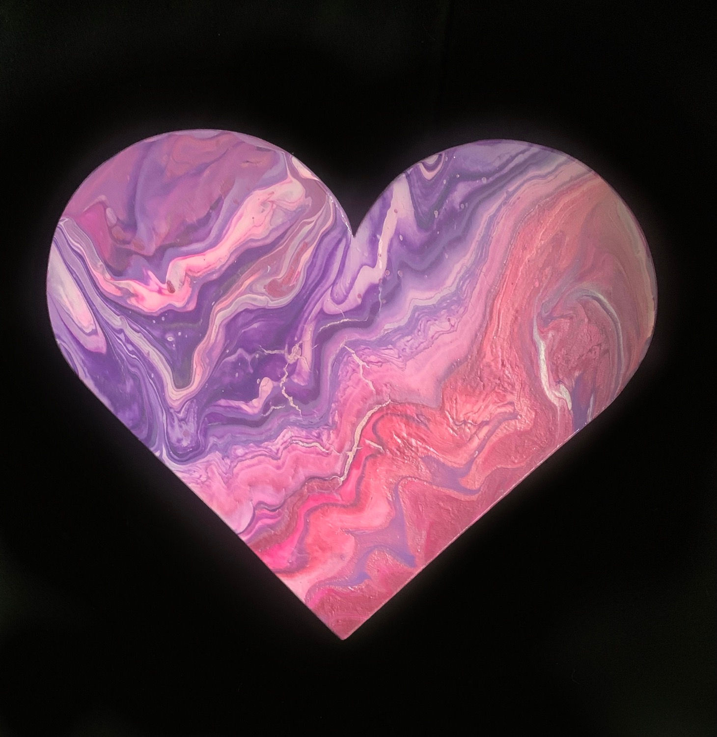 “Purple-ish” Mini Heart  