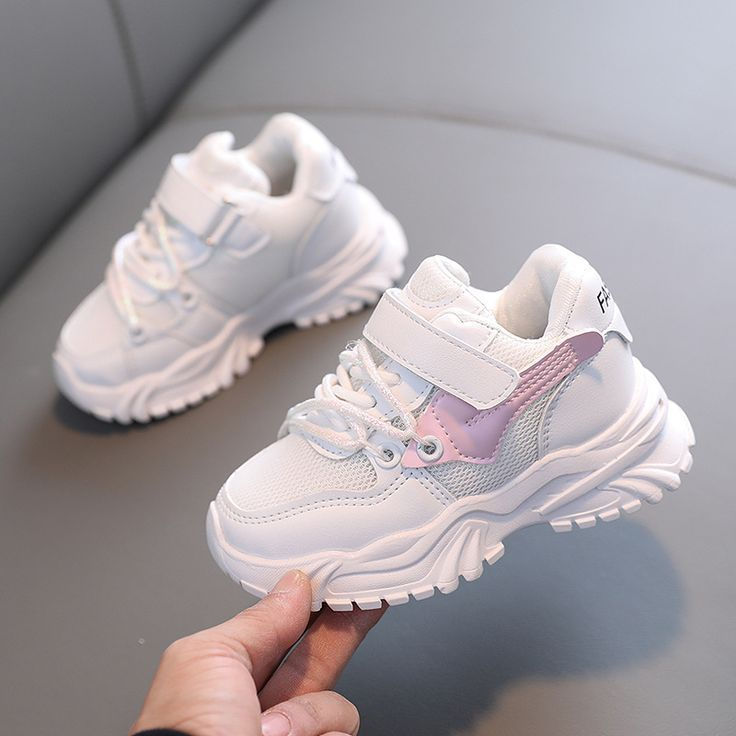 Pink White Sneakers