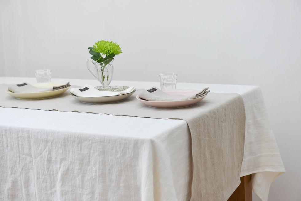 Thumbnail: Natural Linen Table Runner