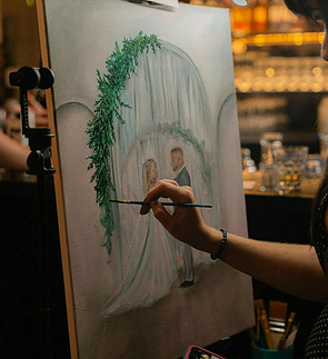 Rae Wright live wedding painting guelph.JPG