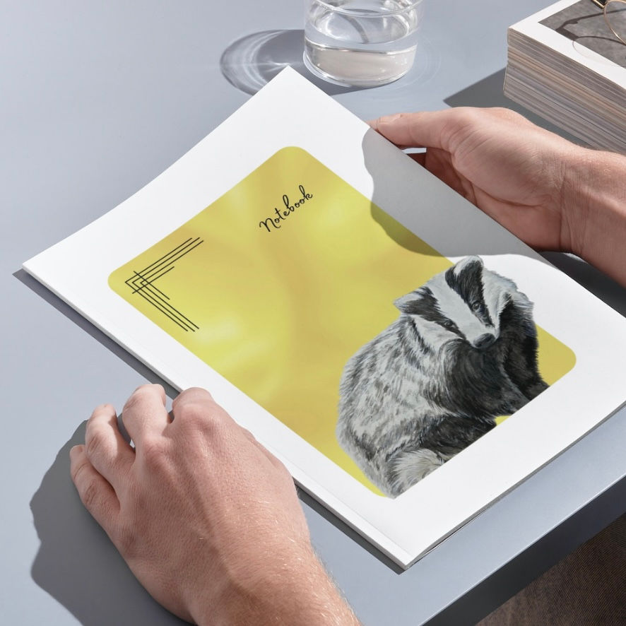 Patience The Badger Notebook