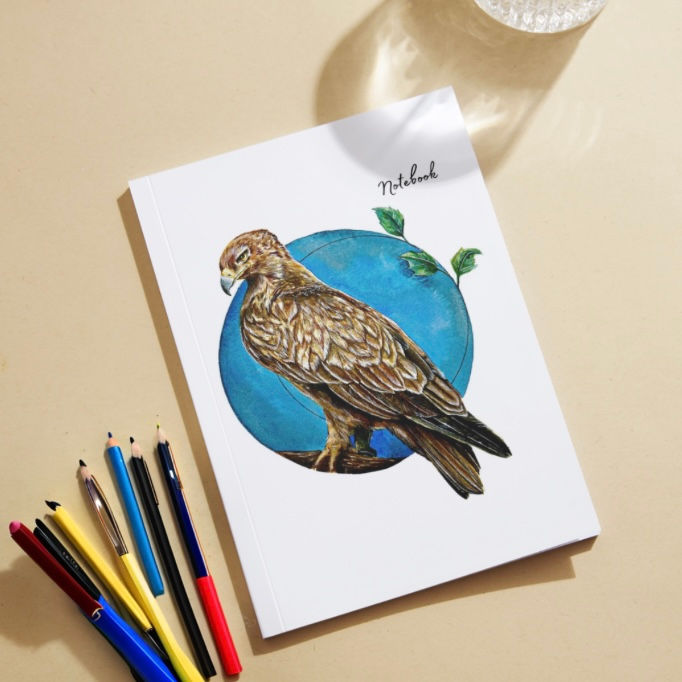 Wisdom The Eagle Notebook