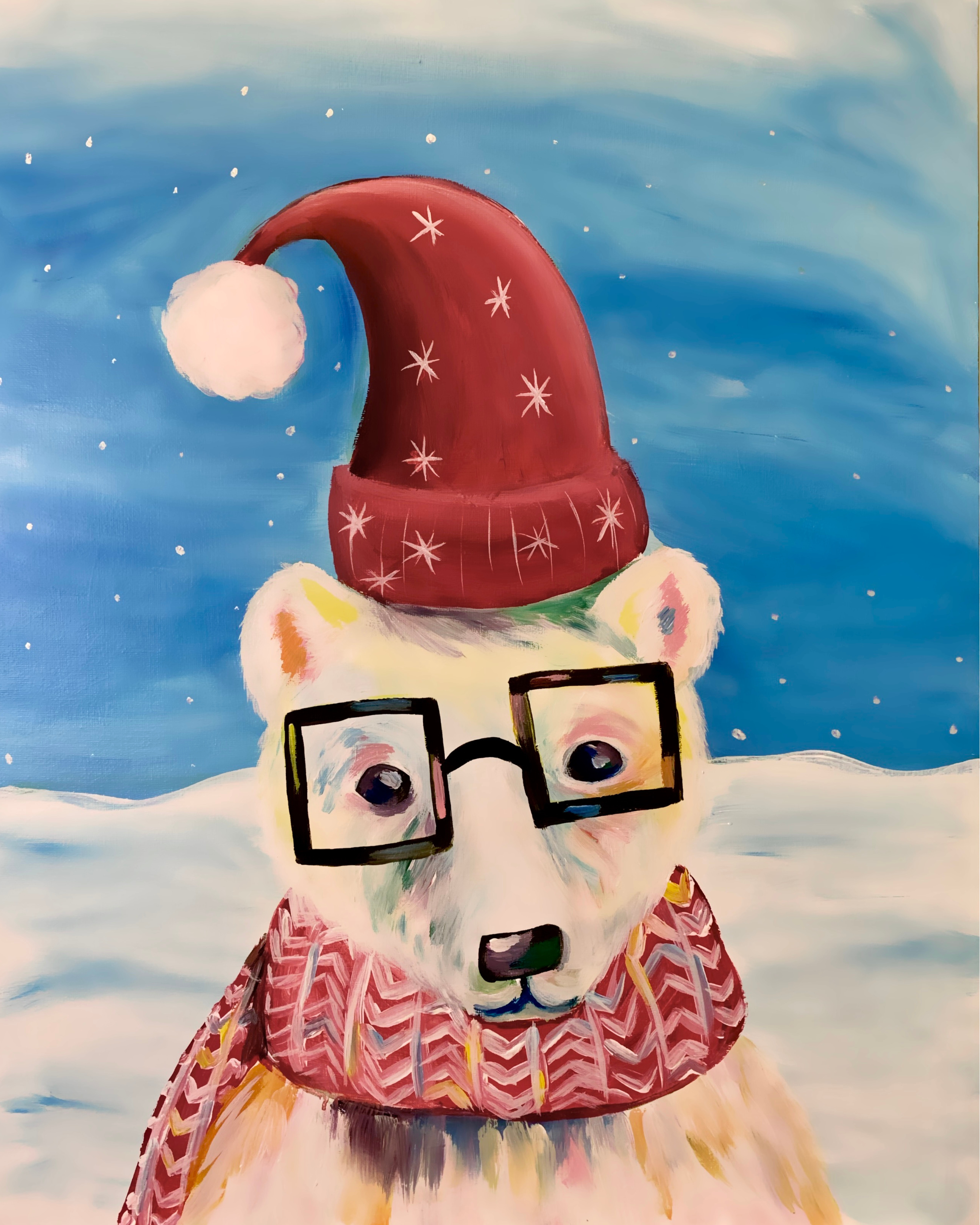 Nerdy Polar Bear