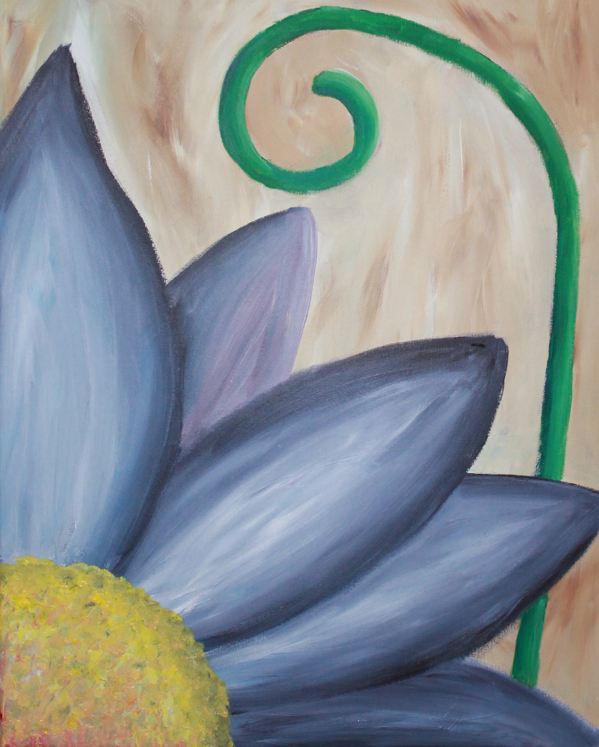 Fiddlehead and Flower