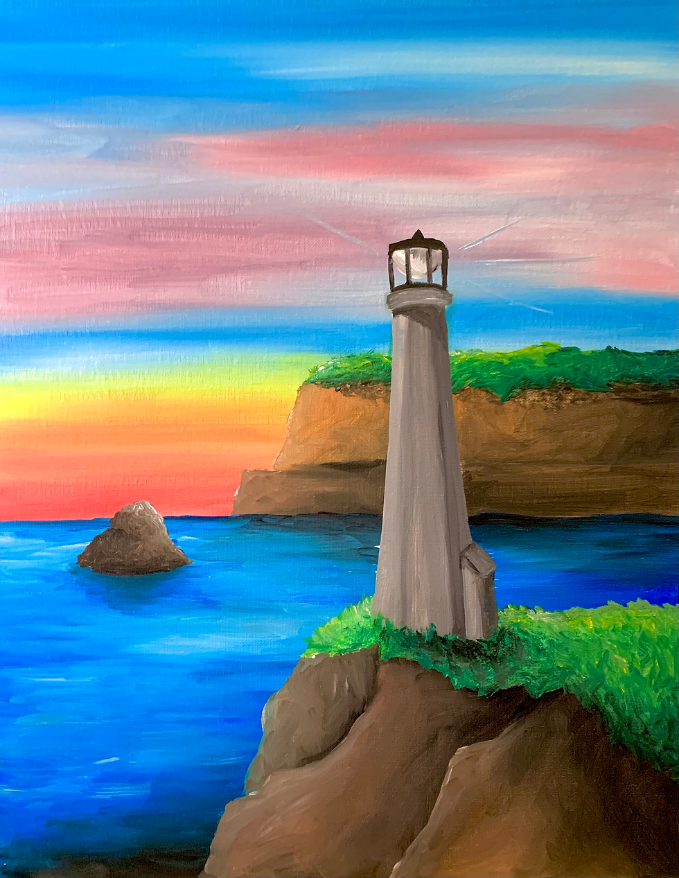 Lighthouse Youth Watercolour Class