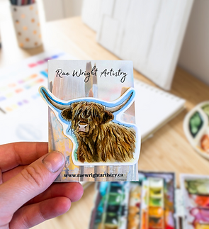 Highland Cow Sticker