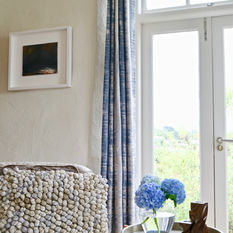 Rou design cornwall curtains Feock Falmouth Interior Designer 