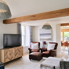 Living Room Penpol Feock Rou Interior Design Cornwall 