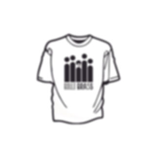 T-Shirt bianca Billi Brass Fan