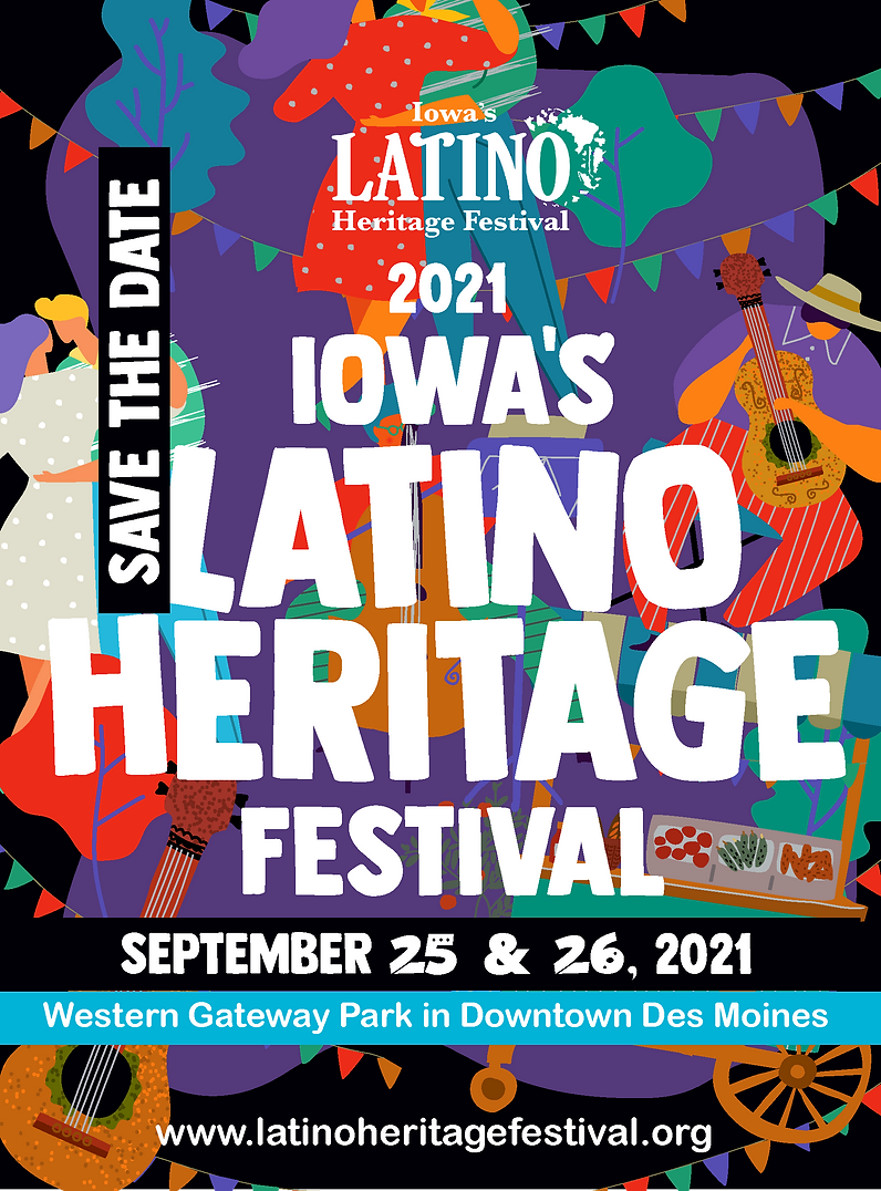 latino heritage festival - flyer 2021- W