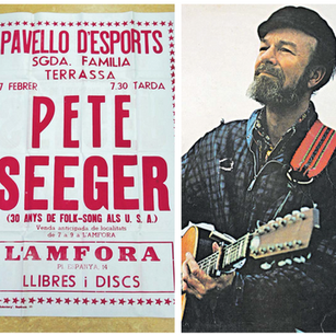 Fa 50 anys, Pete Seeger va actuar a Terrassa