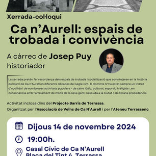 Conferència Ca n'Aurell