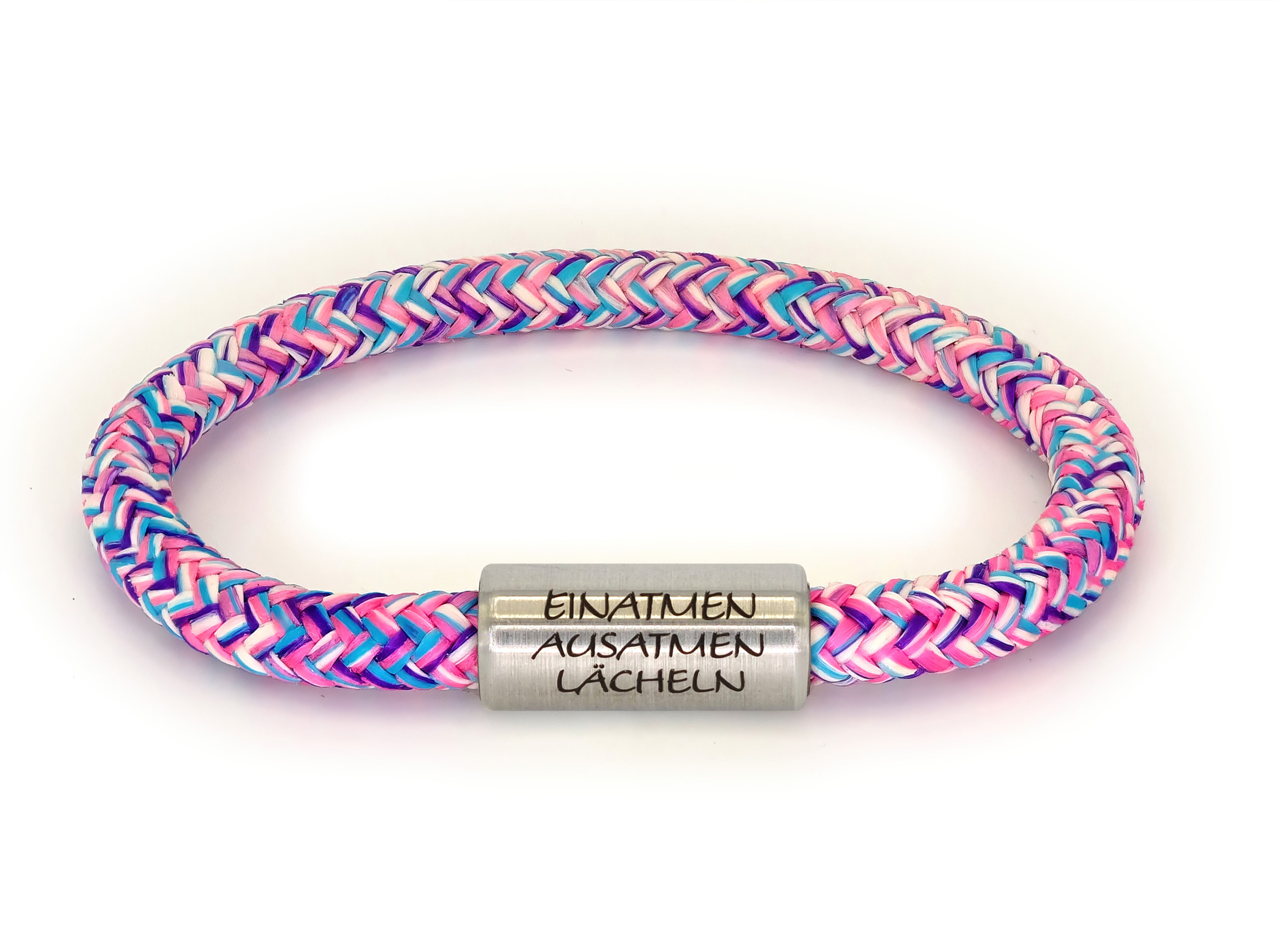 "Forrest" rosa meliert "Einatmen ausatmen lächeln"