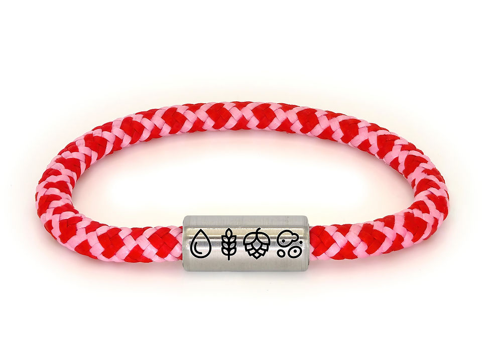 "Hamilton" rot rosa "Bier Symbol"