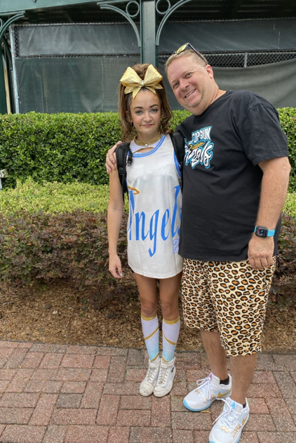 Alex and daughter Haley, 16, on Revival, Sr. Med. Coed, Level 5 at Top Gun Orlando.