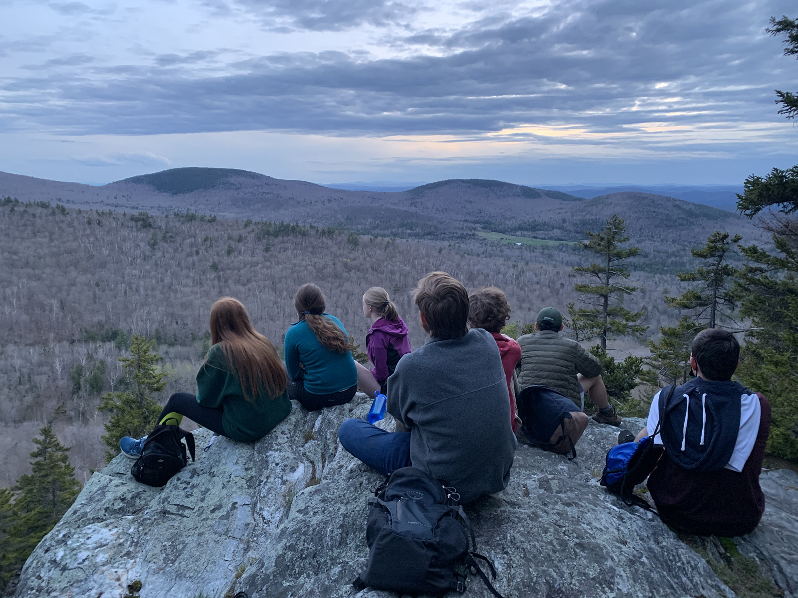 Students on a trip led through the DOC