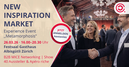 Die Transformation der MICE-Welt erleben: Vernetzen, inspirieren am New Inspiration Market 2026 im historischen Albisgüetli