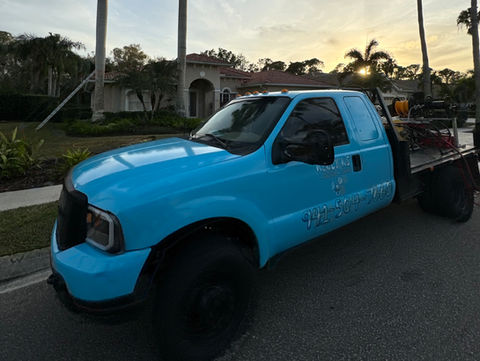 Kelly K's Pressure Washing Wash truck