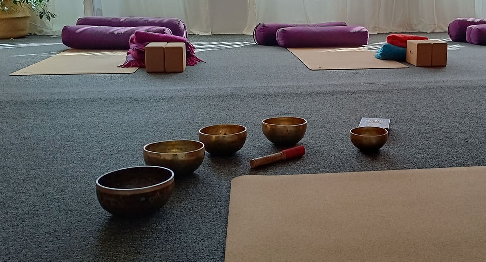 Cacao + Restorative Yoga + Downbeat Electronic Music