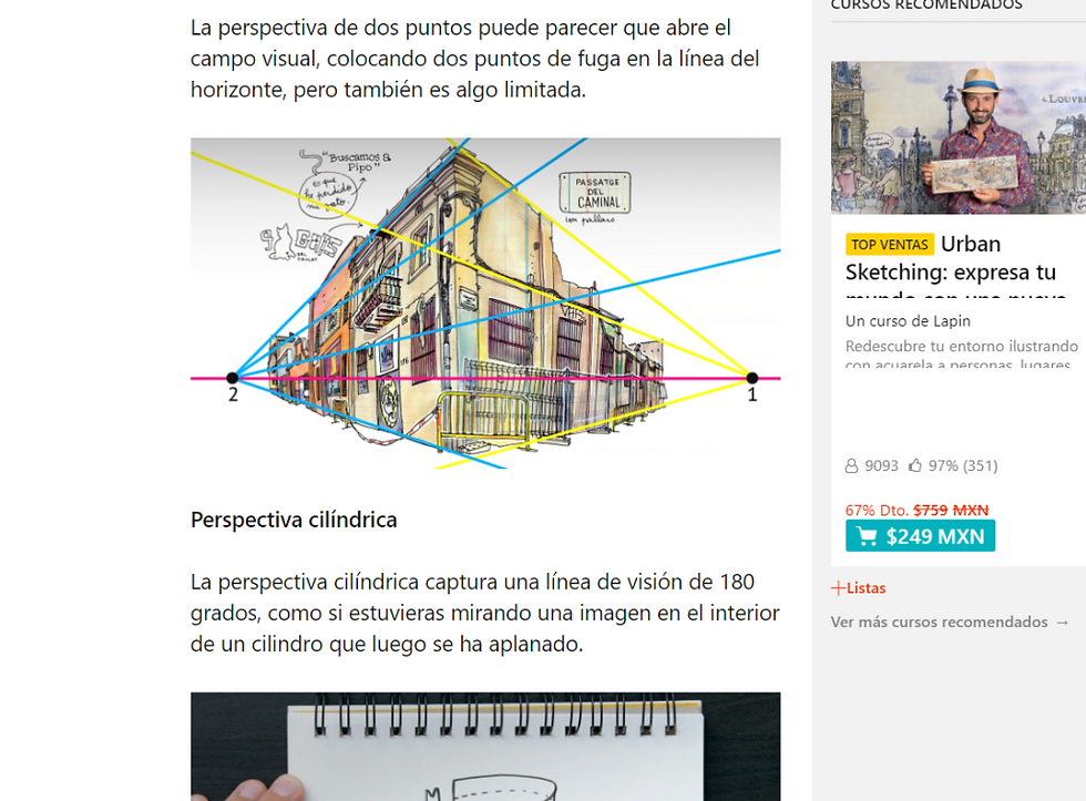 Captura del curso