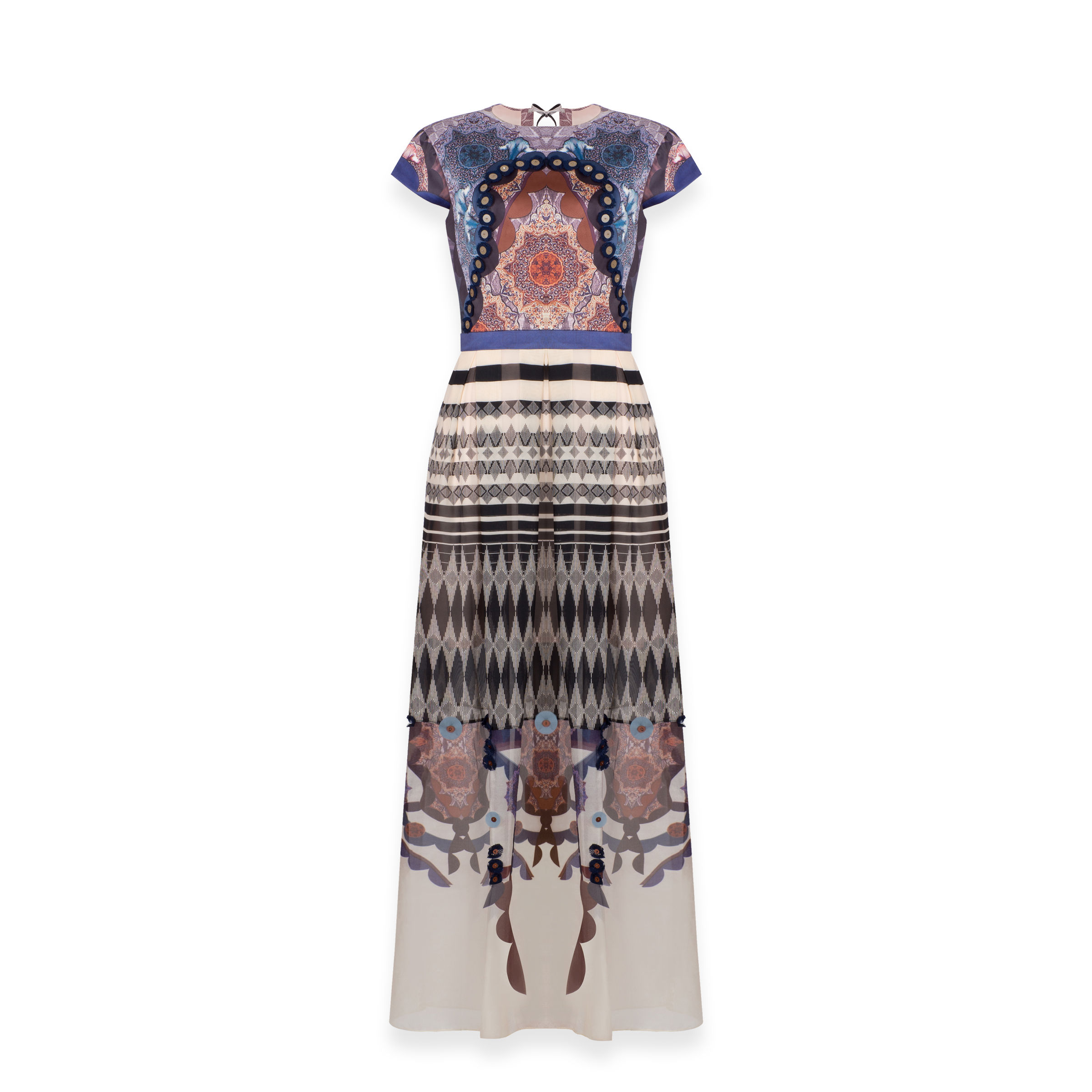 Blue Navajo Maxi Dress