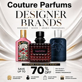 Save up to 70% OFF at Couture Parfums this Summer!