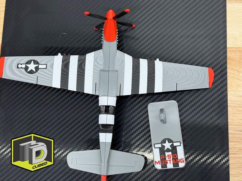 الصورة المصغرة: P-51D Mustang Model Kit – WWII Fighter Plane – Flat-Pack Aviation Gift