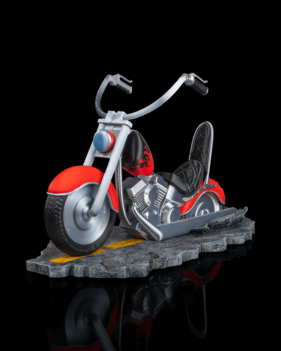 Миниатюра: Motorcycle Wine Bottle Holder – Hot Rod Cruiser Design